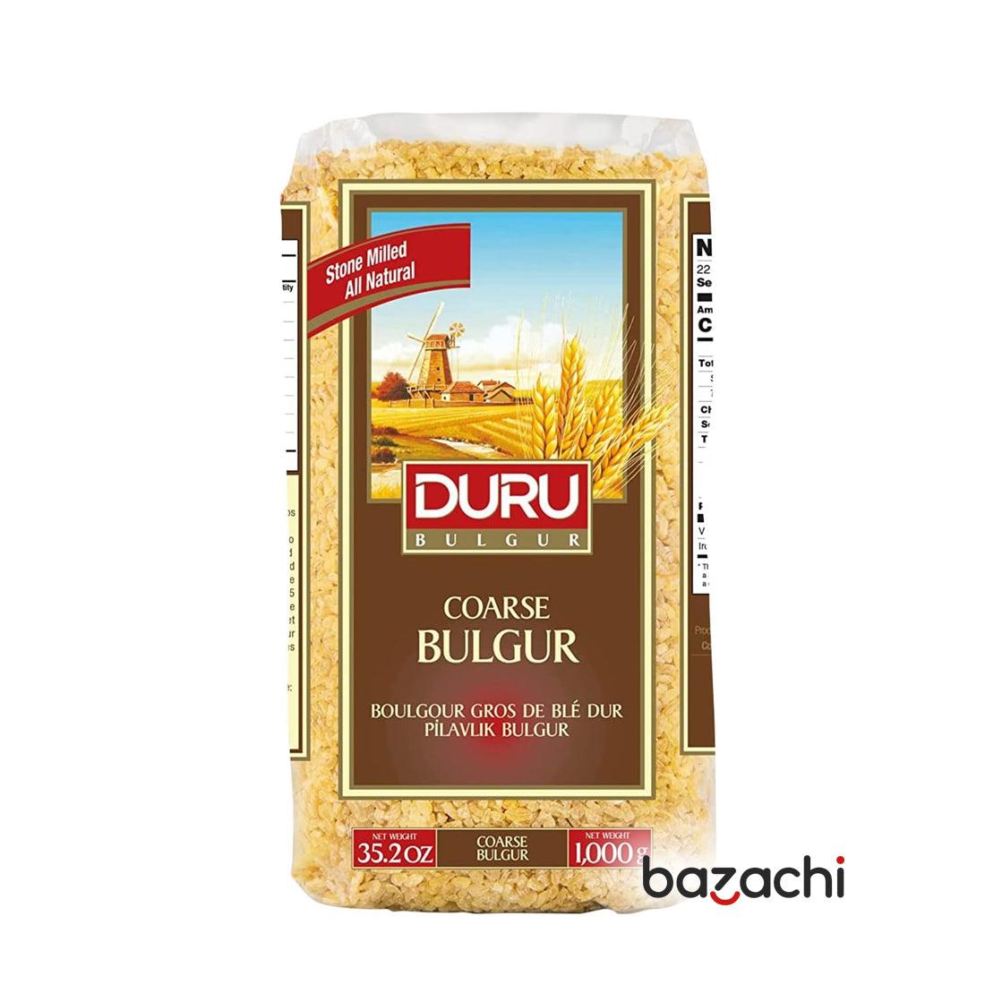 Duru Bulgur Coarse (Pilavlik Bulgur), 1Kg