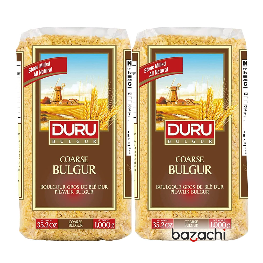 Duru Bulgur Coarse (Pilavlik Bulgur), 1Kg