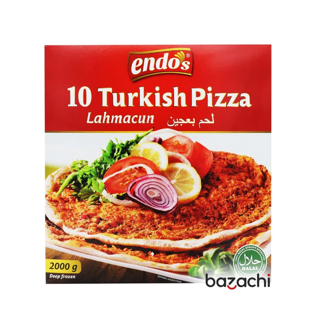 Endo's Turkish Pizza (Lahmacun), 10x200g - Frozen