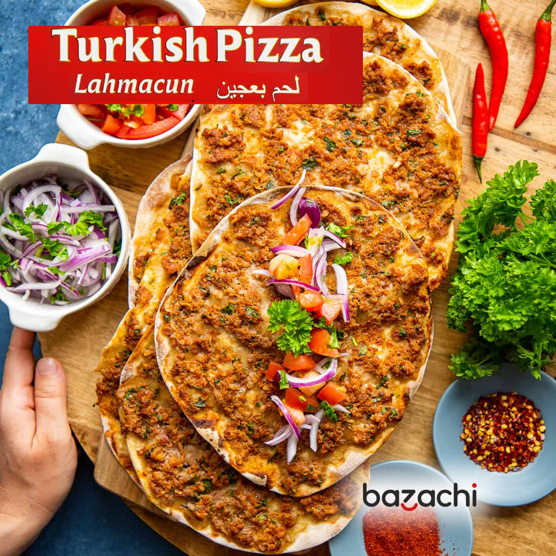 Endo's Turkish Pizza (Lahmacun), 10x200g - Frozen