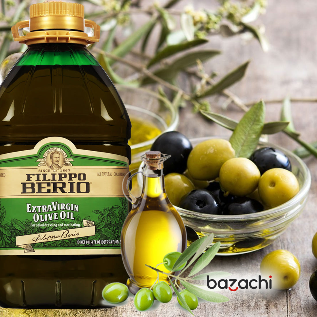 Filippo Berio Extra Virgin Olive Oil, 5L
