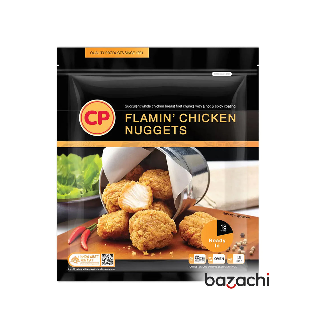 Flamin' Halal Chicken Nuggets, 1.5kg