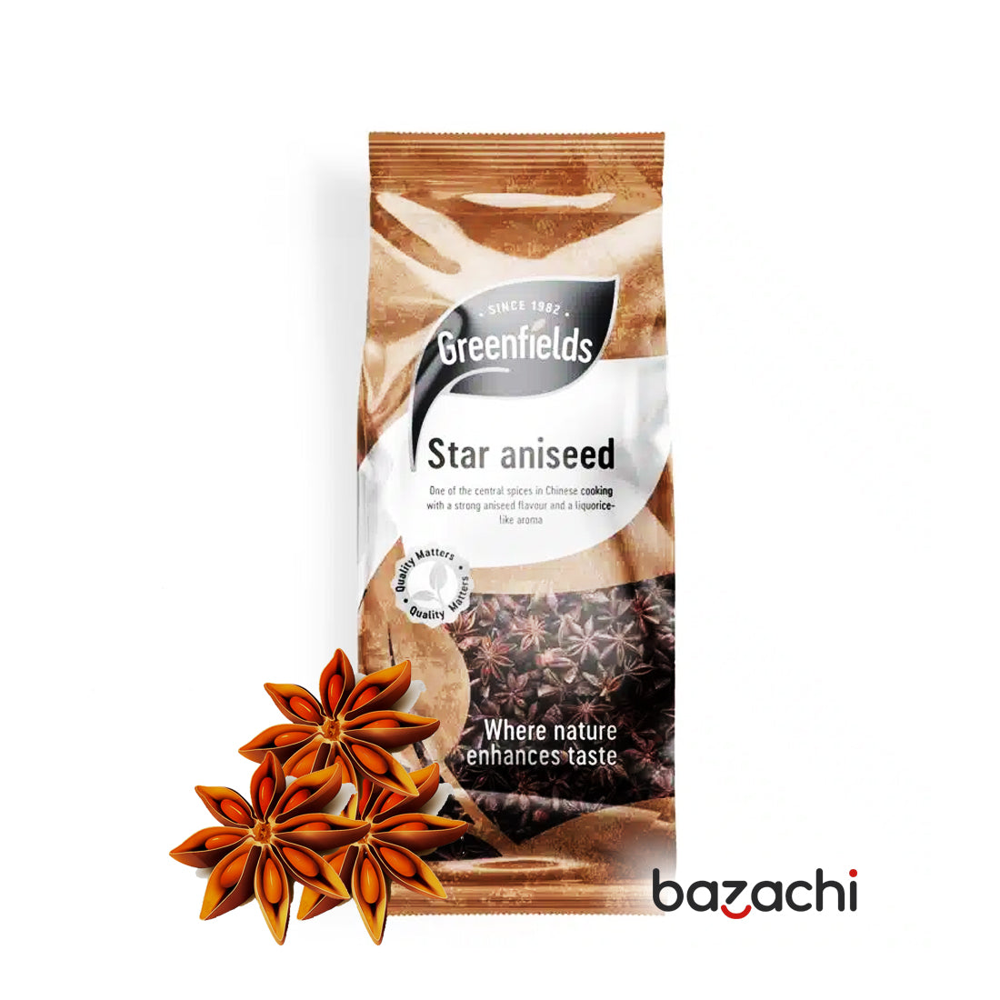Greenfields Natural Whole Star Aniseed 50g x 3
