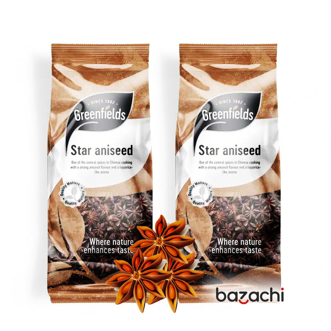 Greenfields Natural Whole Star Aniseed 50g x 3