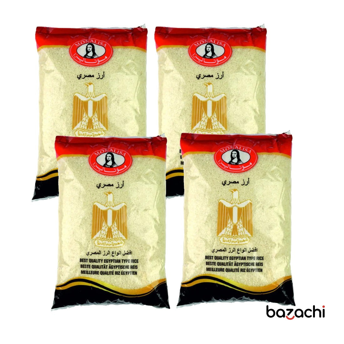 Monalisa Medium Grain Egyptian Rice, 4kg