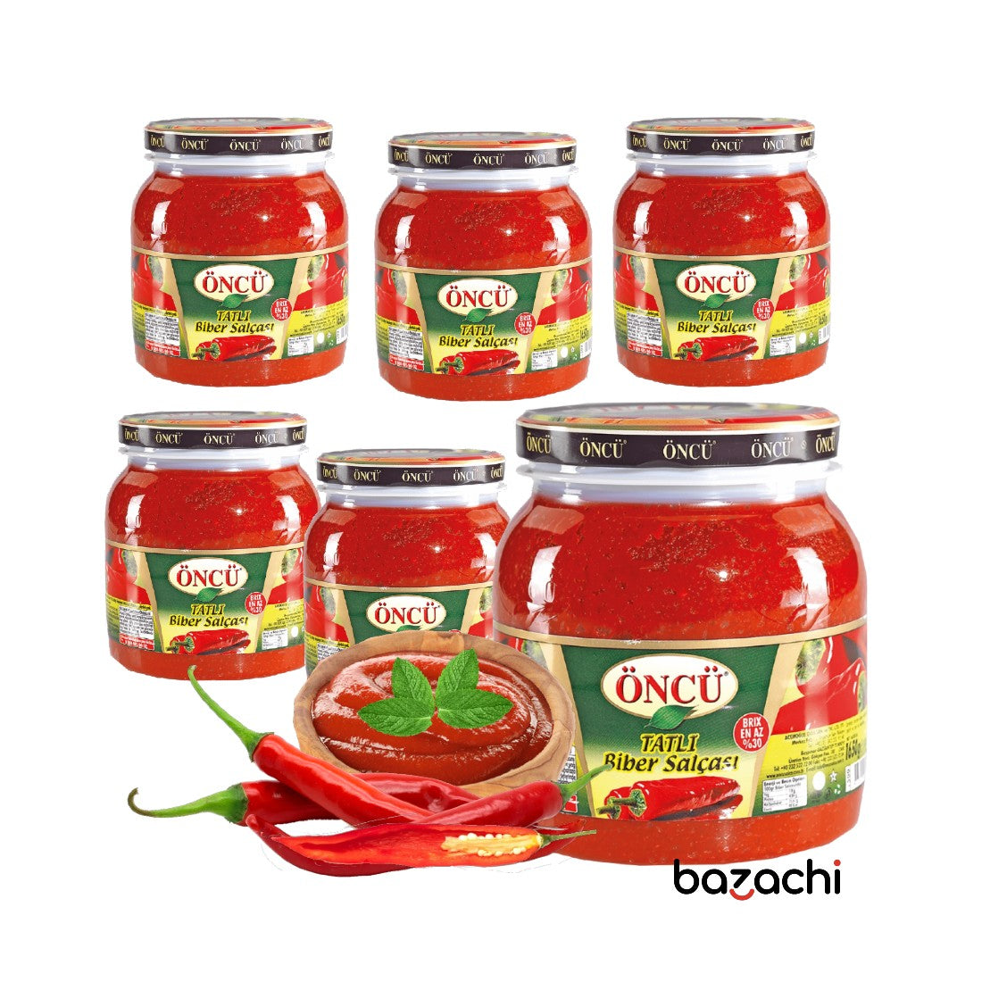 Oncu Traditional and Natural Mild Pepper Paste (Tatli Biber Salcasi ) 1650g