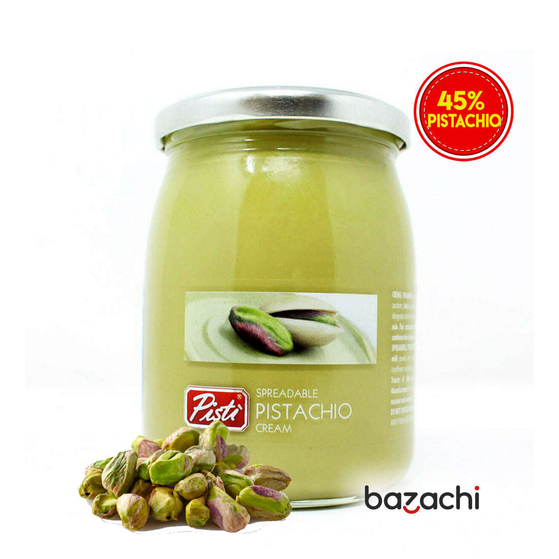 Pisti Sicilian Pistachio Cream Spread, 600g