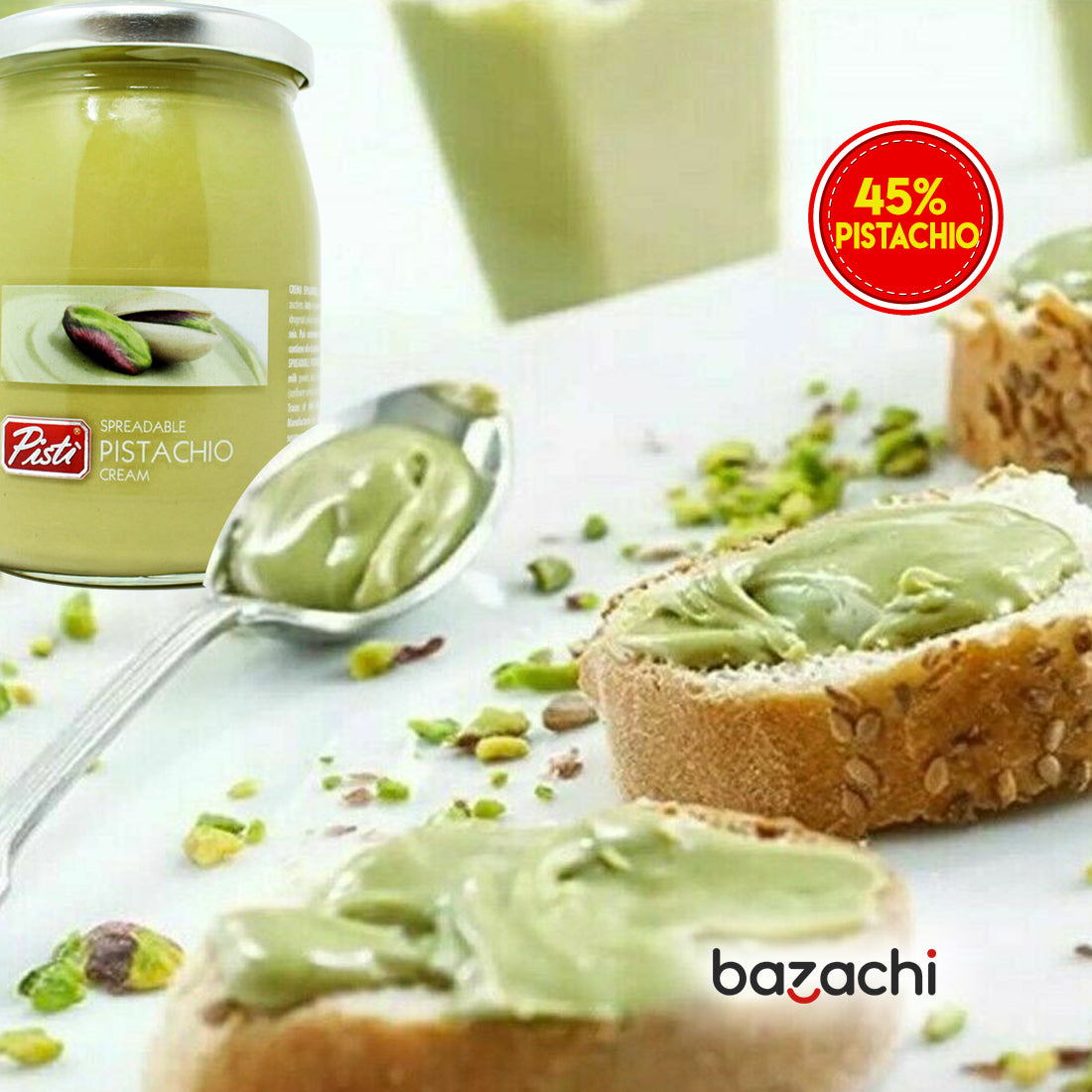 Pisti Sicilian Pistachio Cream Spread 600g