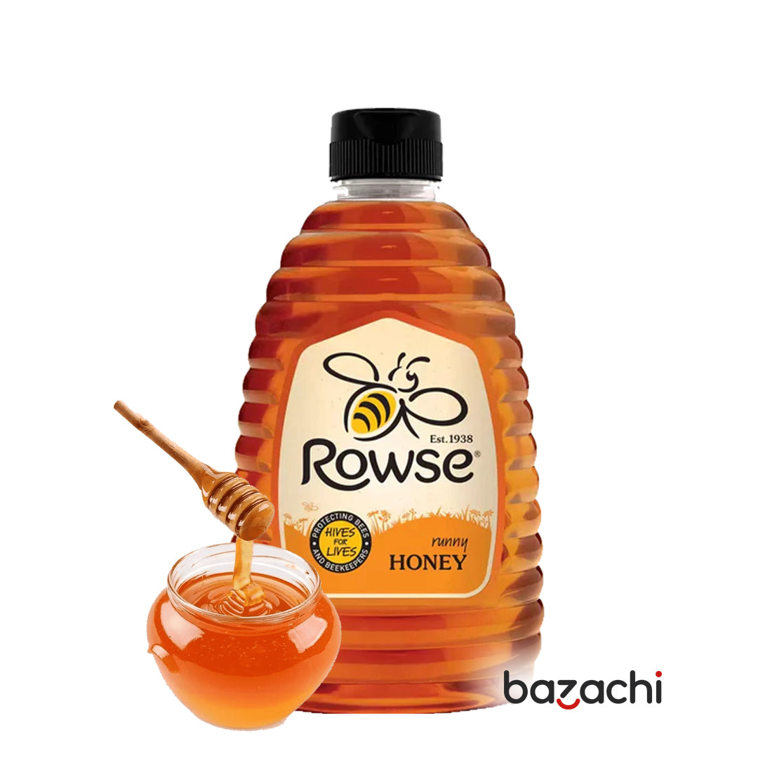 Rowse Blossom Clear Squeezy Honey, 1.36 Kg
