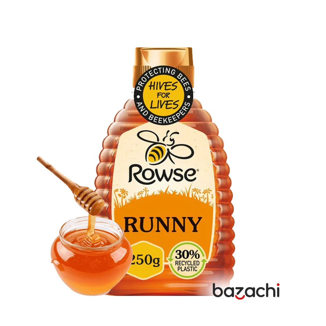 Rowse Original Pure Natural Squeezy Honey 250g