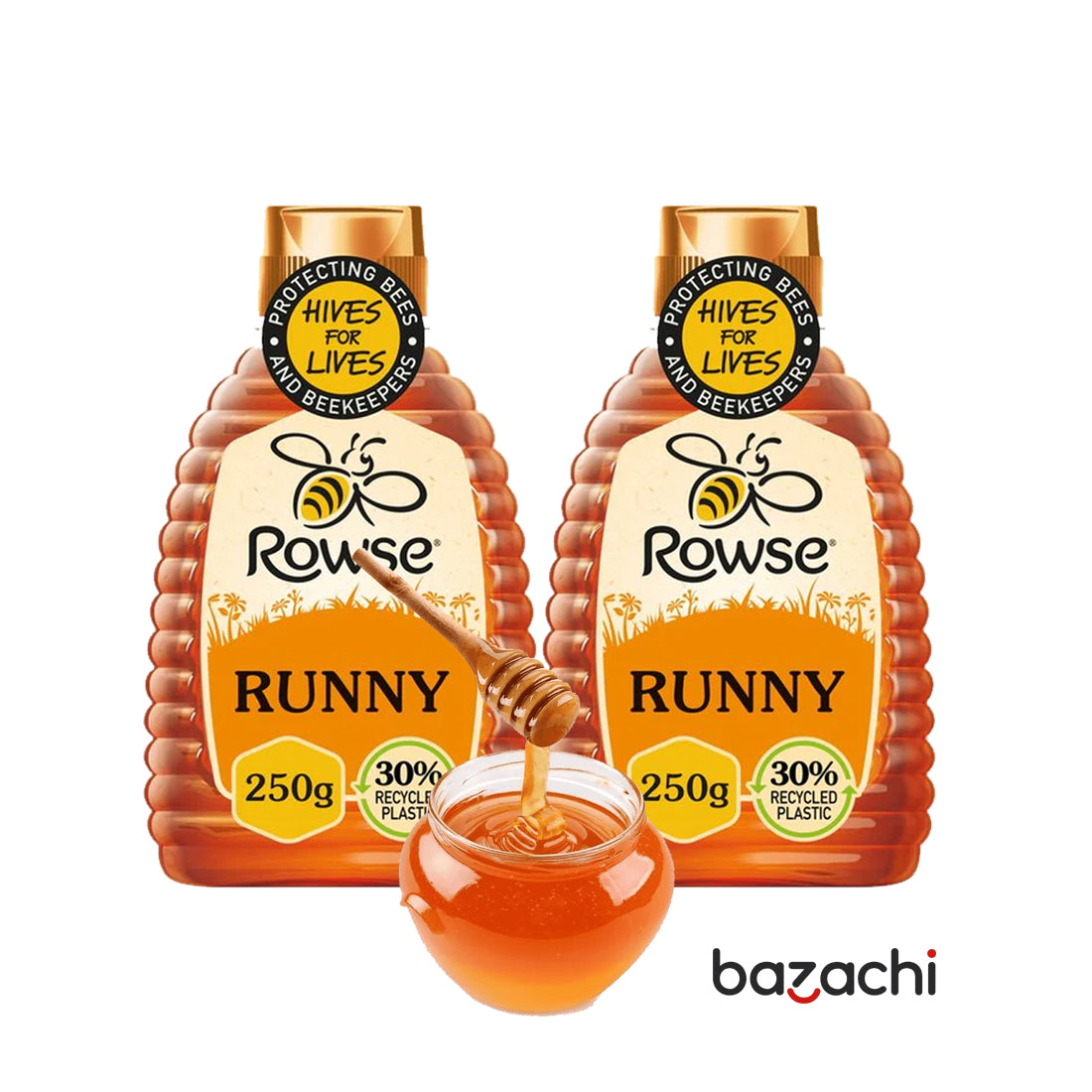 Rowse Original Pure Natural Squeezy Honey 250g