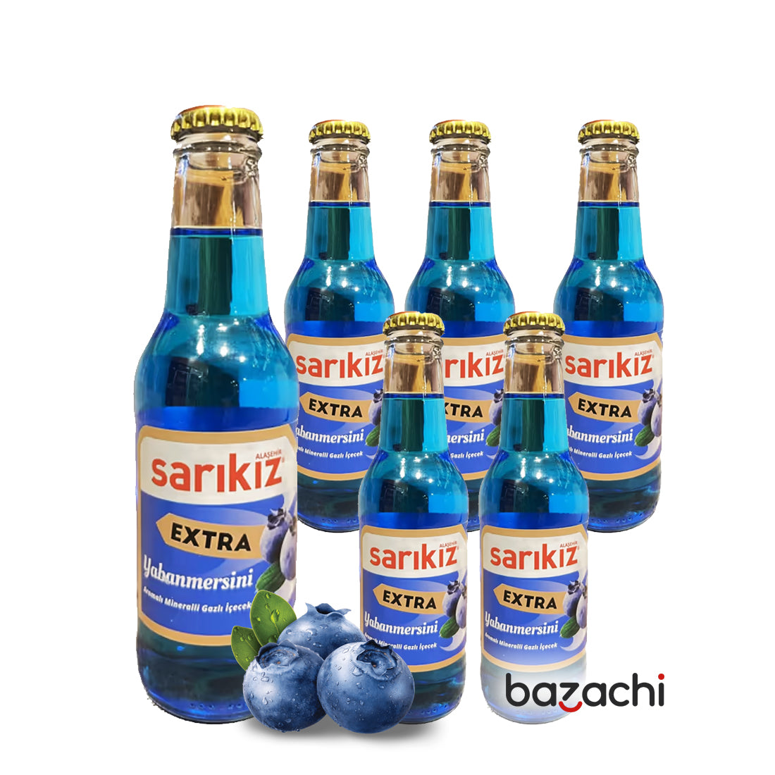 Sarikiz Extra Blueberry Mineral Water (Yaban Mersini) 200ml x24