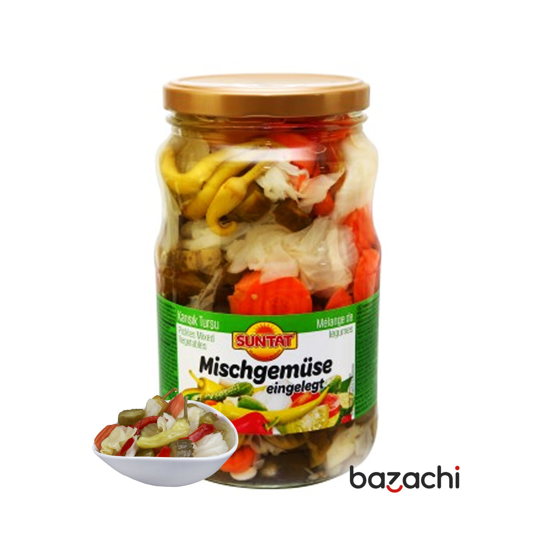 Suntat Pickled Mixed Vegetables , Karisik Tursu 1700ml