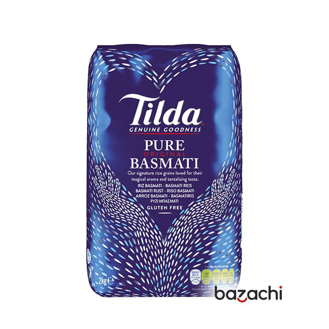 Tilda Pure Basmati Naturally Gluten Free Rice (2kg)
