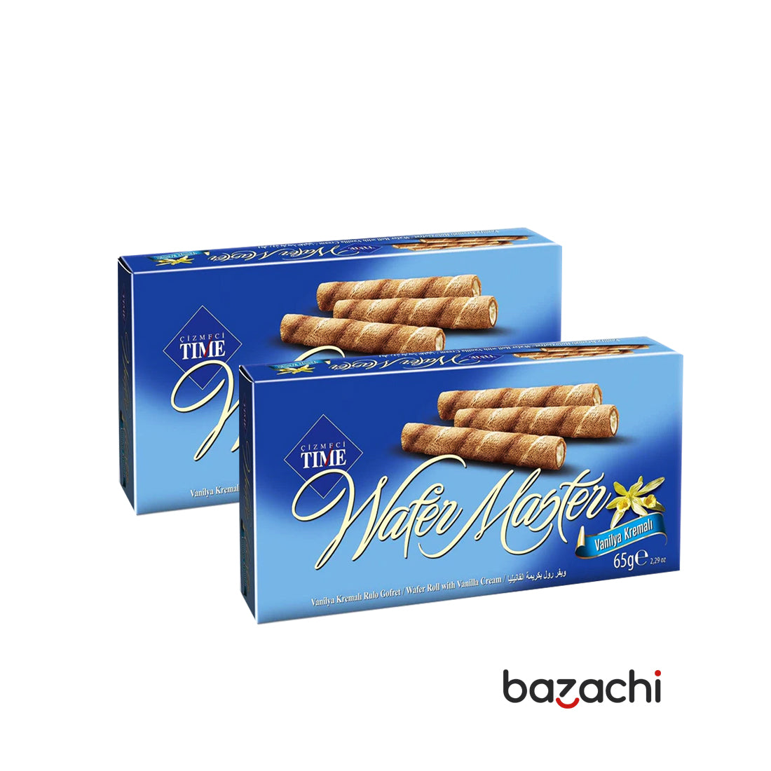 Wafer Master Roll With Vanilla Flavored 15 Rolls 65g - Gofret