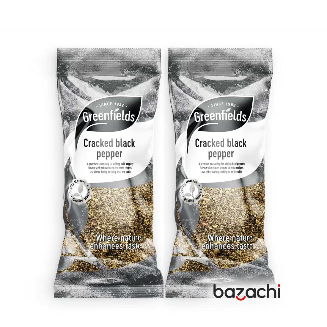 Greenfields Cracked Black Pepper 75g x 3