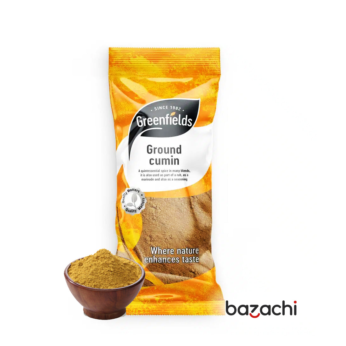 Greenfields Ground Cumin 75g bazachi