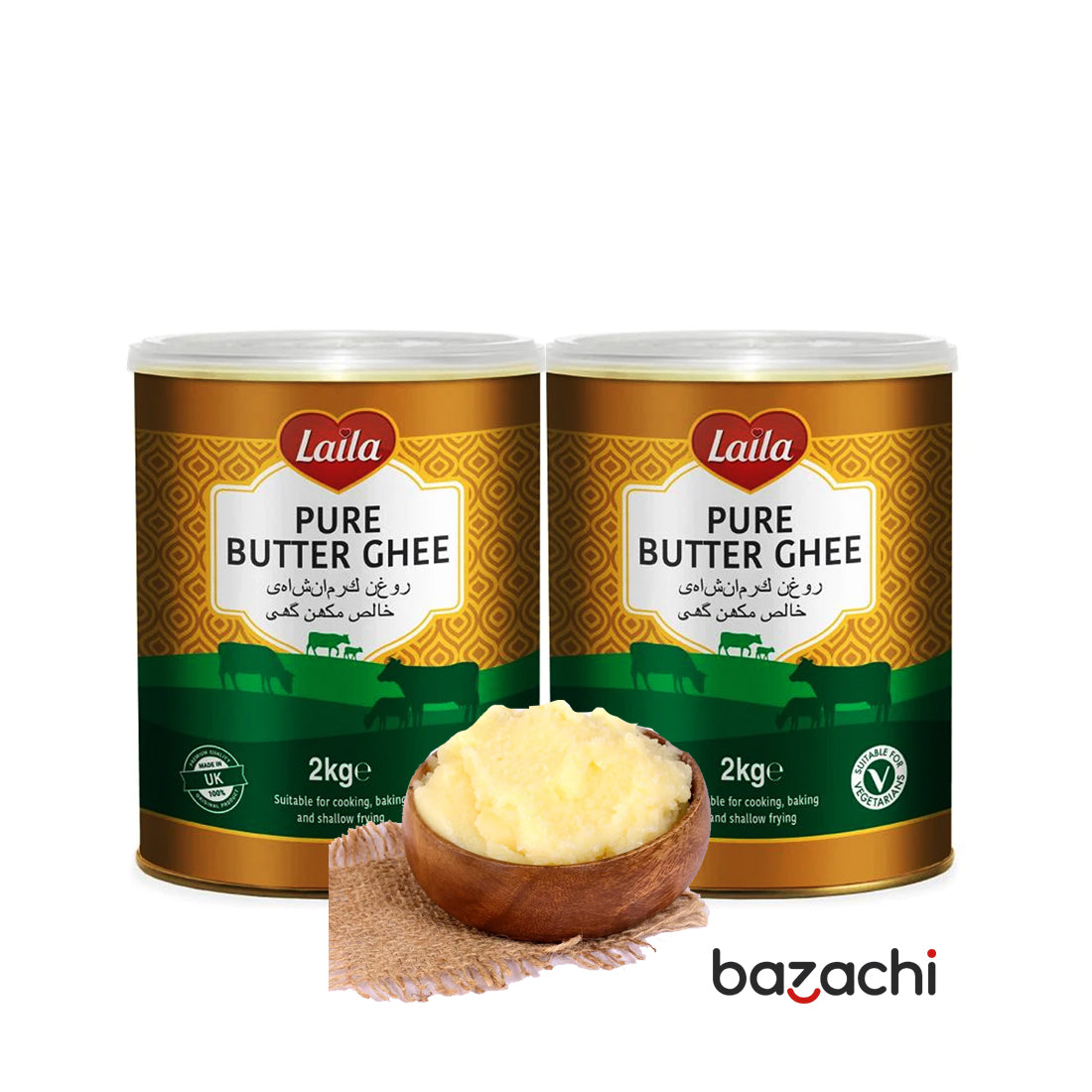 Laila 100% Pure Butter Ghee - 2kg