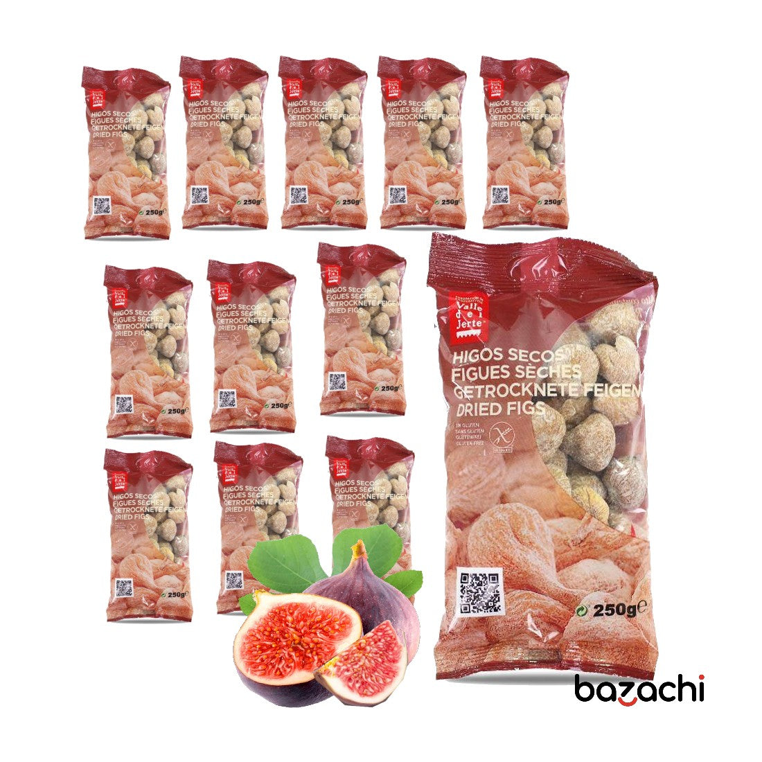 100% Natural Spanish Dried Baby Figs, 250g