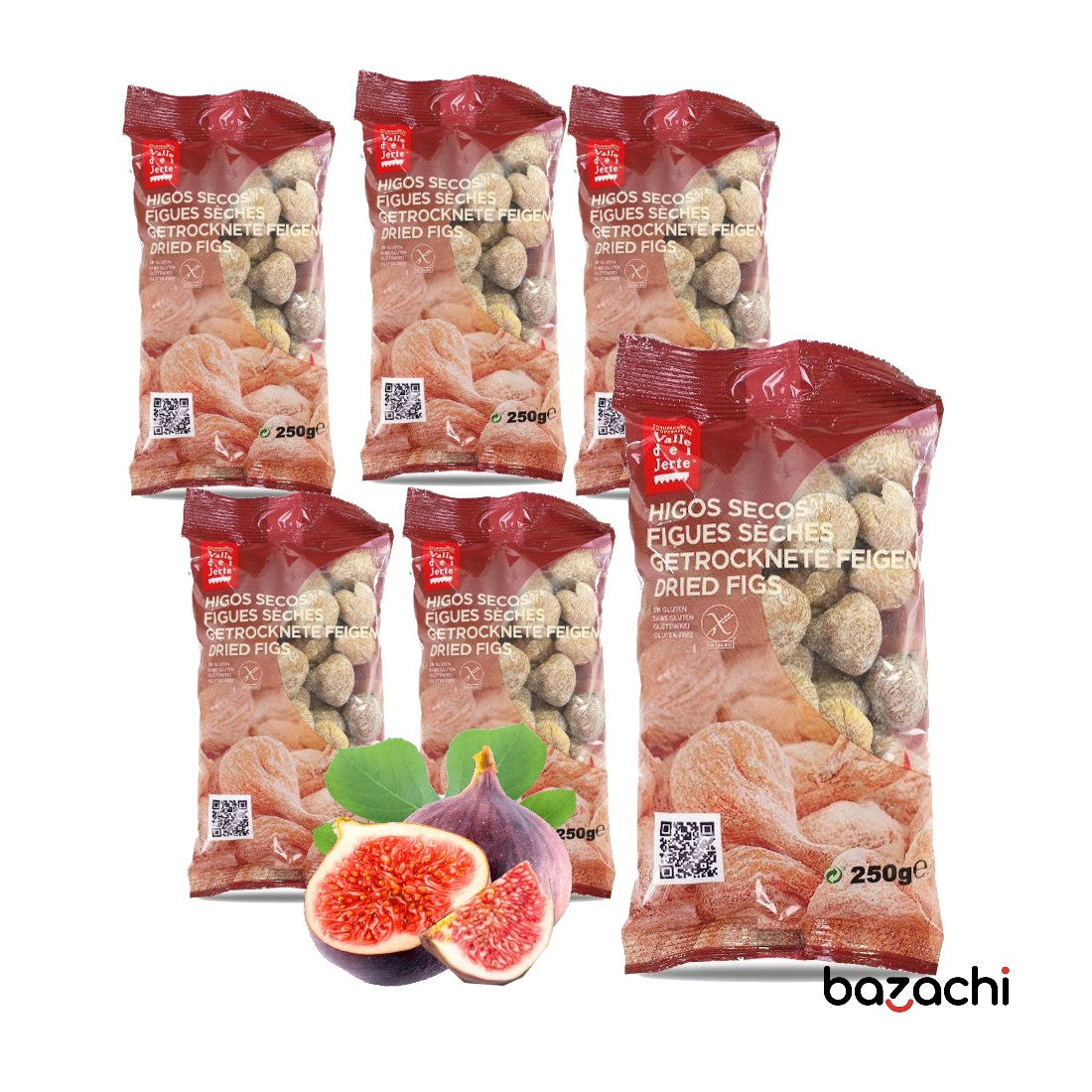 100% Natural Spanish Dried Baby Figs, 250g