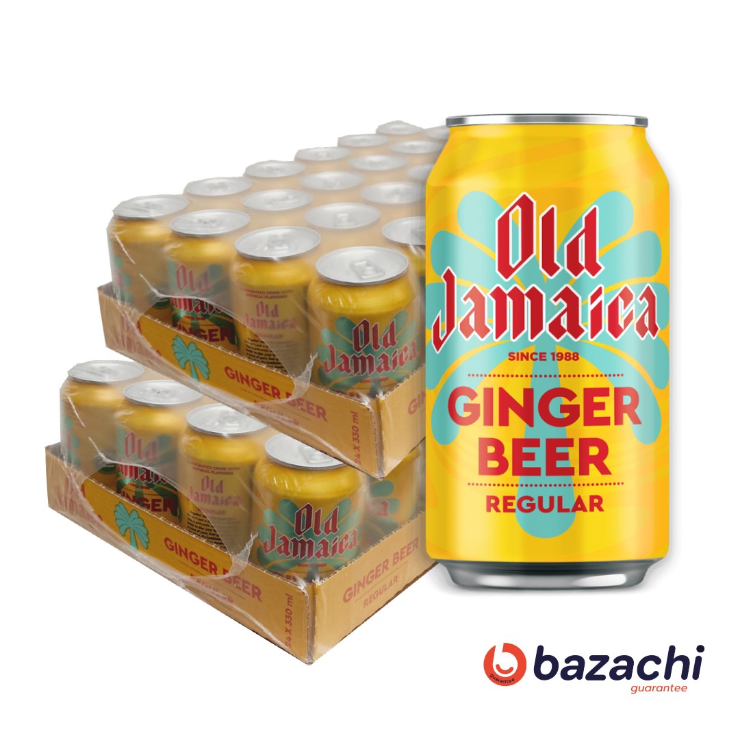 Old Jamaica Ginger Beer Carbonated Soft Drinks, 330ml