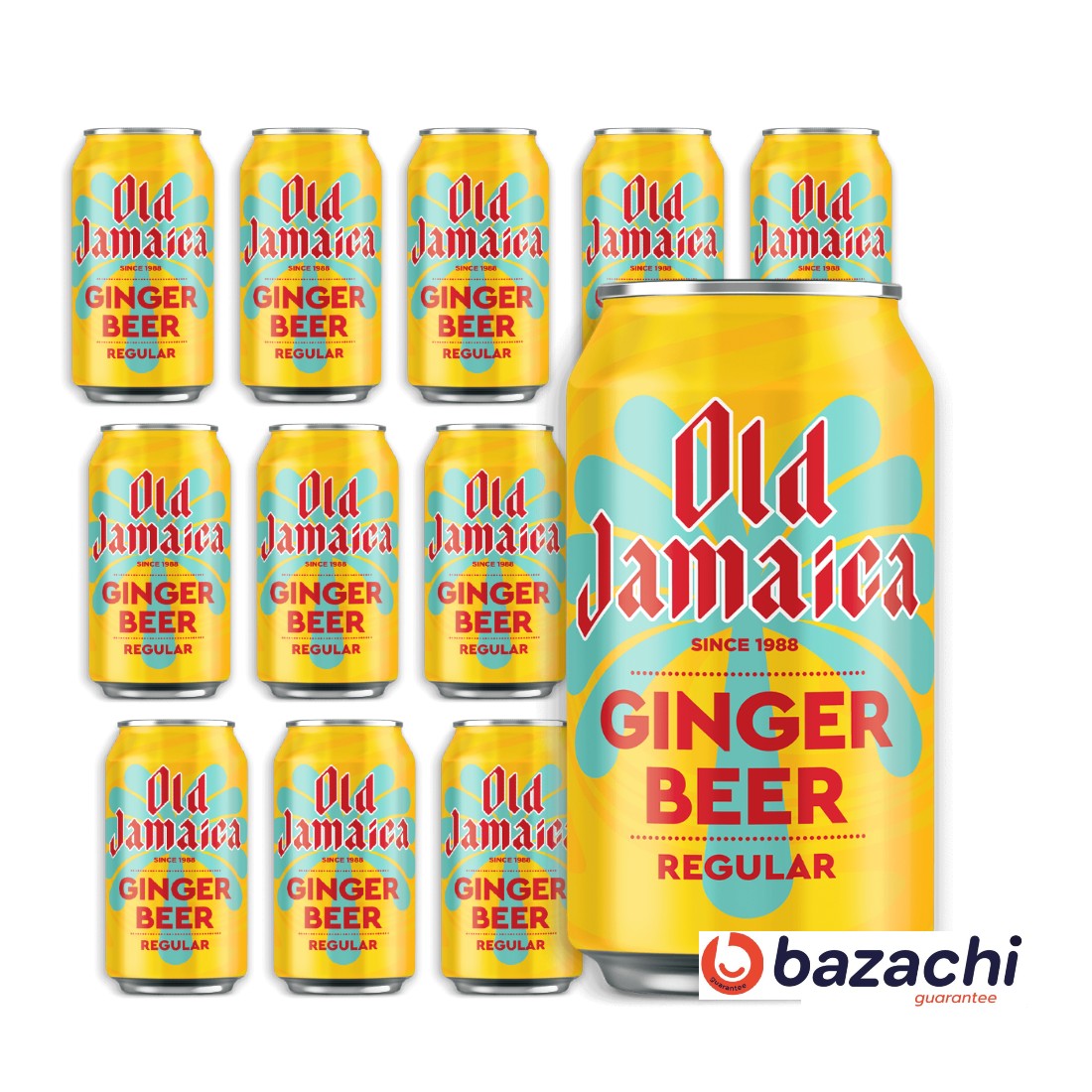 Old Jamaica Ginger Beer Carbonated Soft Drinks, 330ml