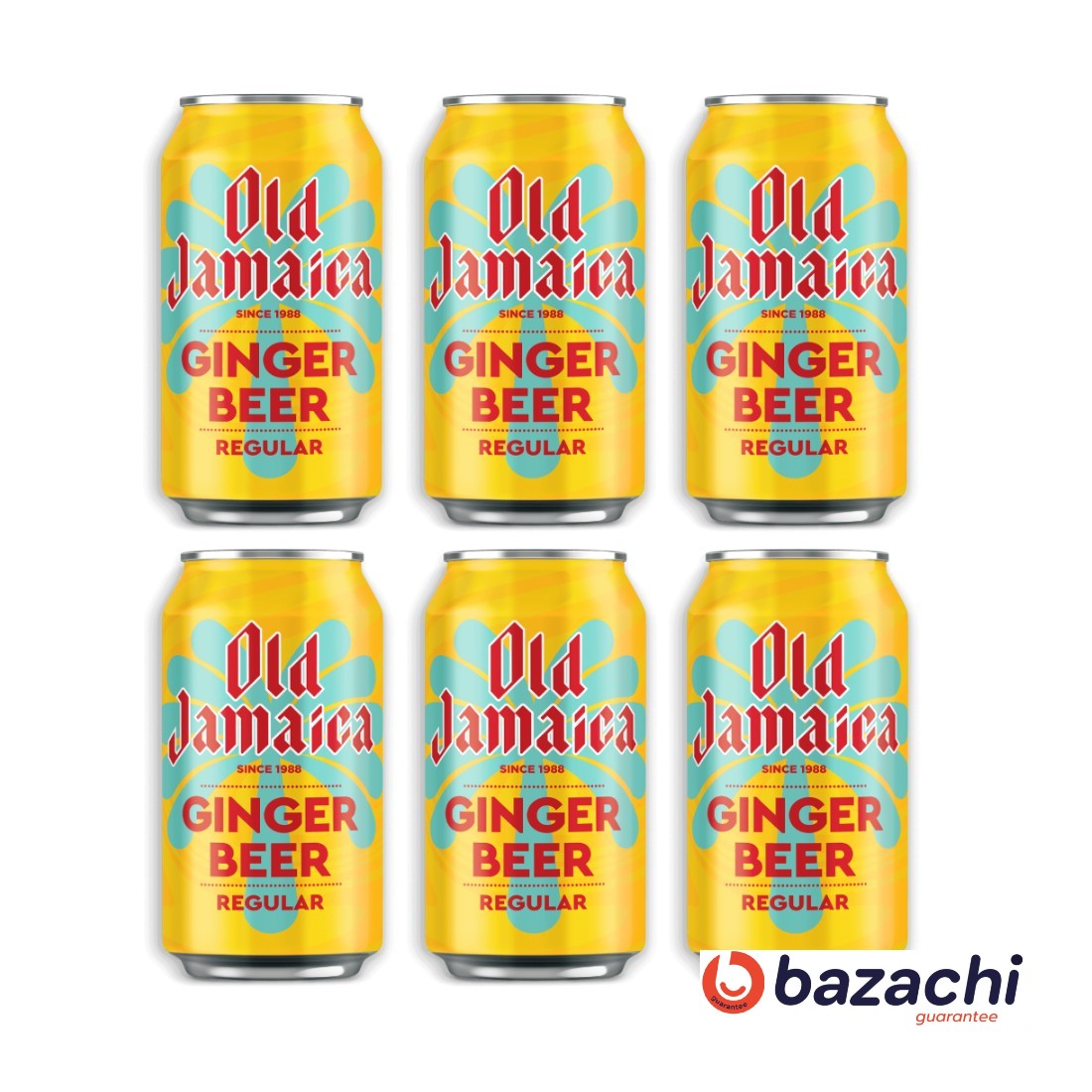 Old Jamaica Ginger Beer Carbonated Soft Drinks, 330ml