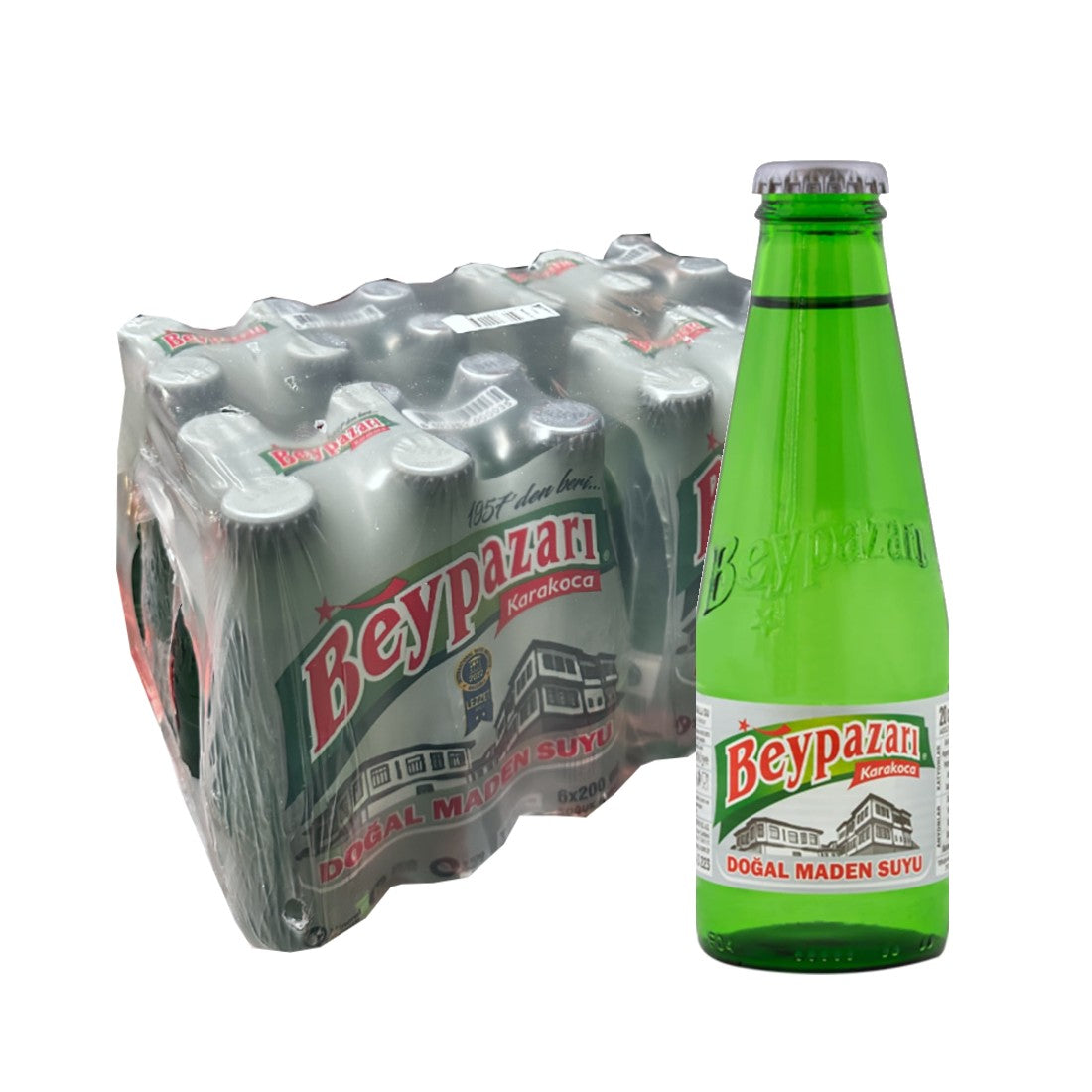 Beypazari Natural Mineral Water (Dogal Maden Suyu), 24x200ml