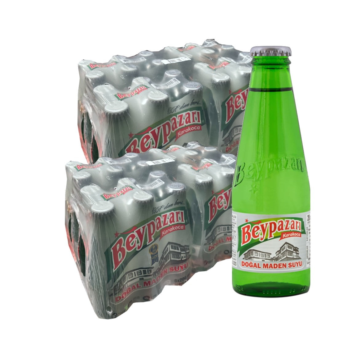 Beypazari Natural Mineral Water (Dogal Maden Suyu), 24x200ml