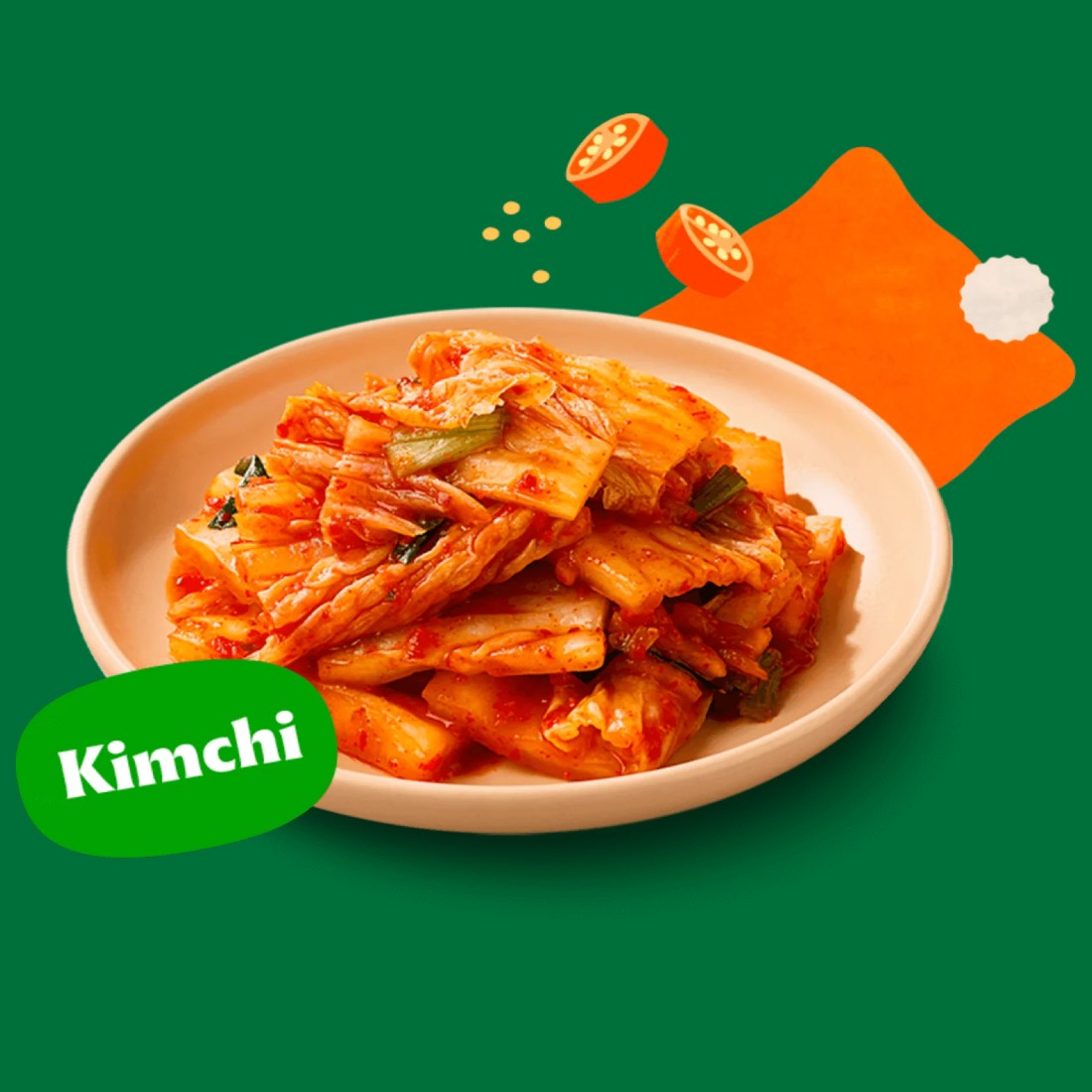 Bibigo Ambient Fermented Sliced Kimchi, 5 x 150g