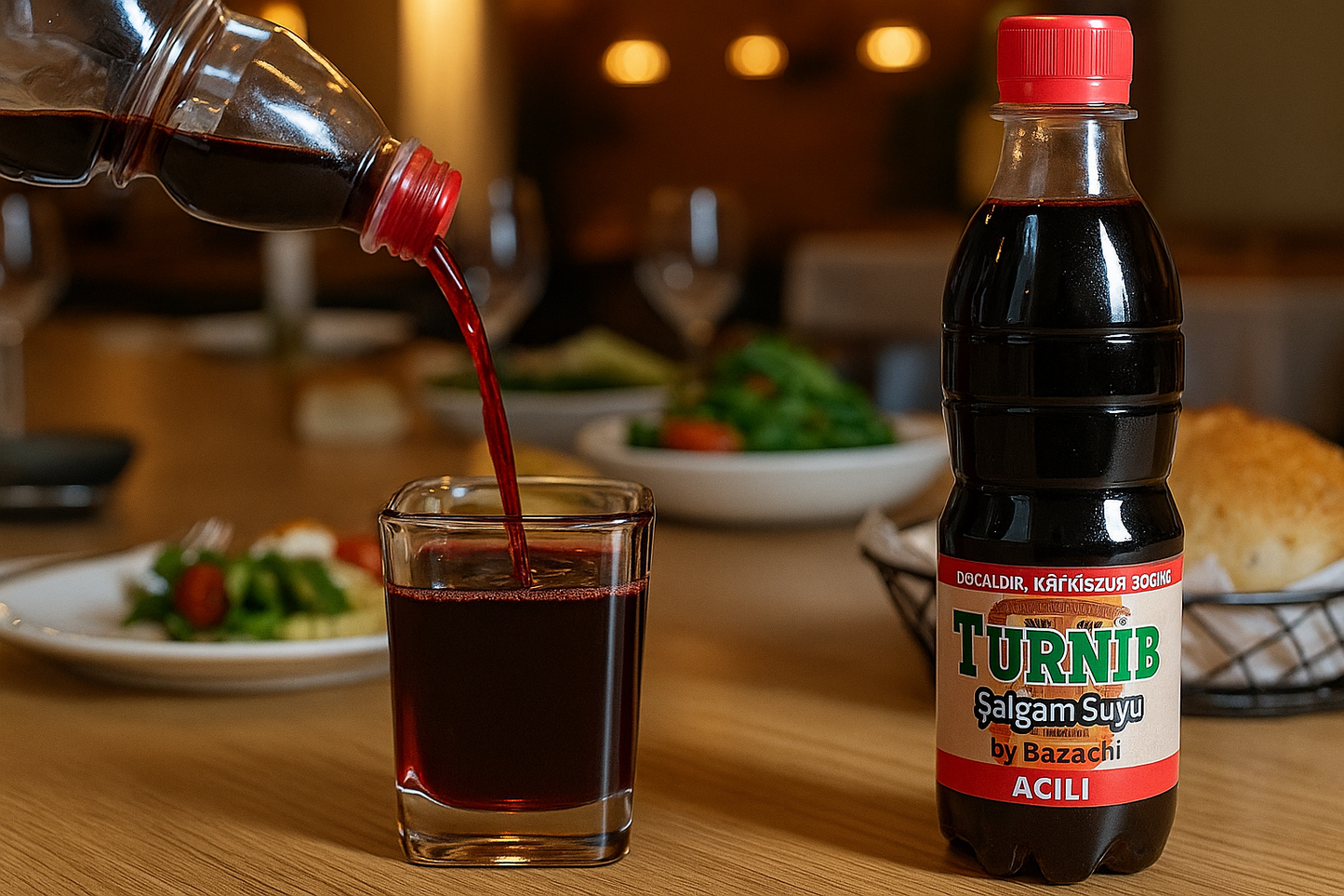 Turnip Juice Hot, Traditional Turkish Drink (Aci Salgam Suyu), 300ml