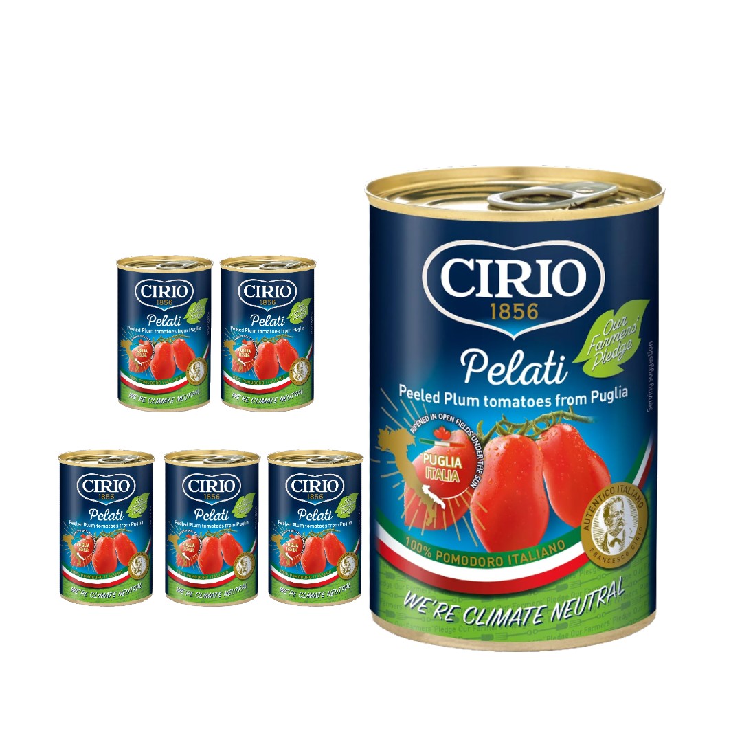 Cirio Pelati Peeled Plum Tomatoes 400gr (Tin)