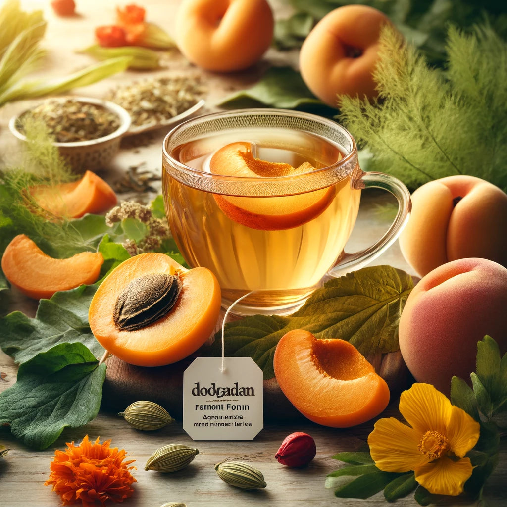 Dogadan Form Apricot Mixed Herbal Tea (Kayisili Bitki Cayi), 20 Tea Bags