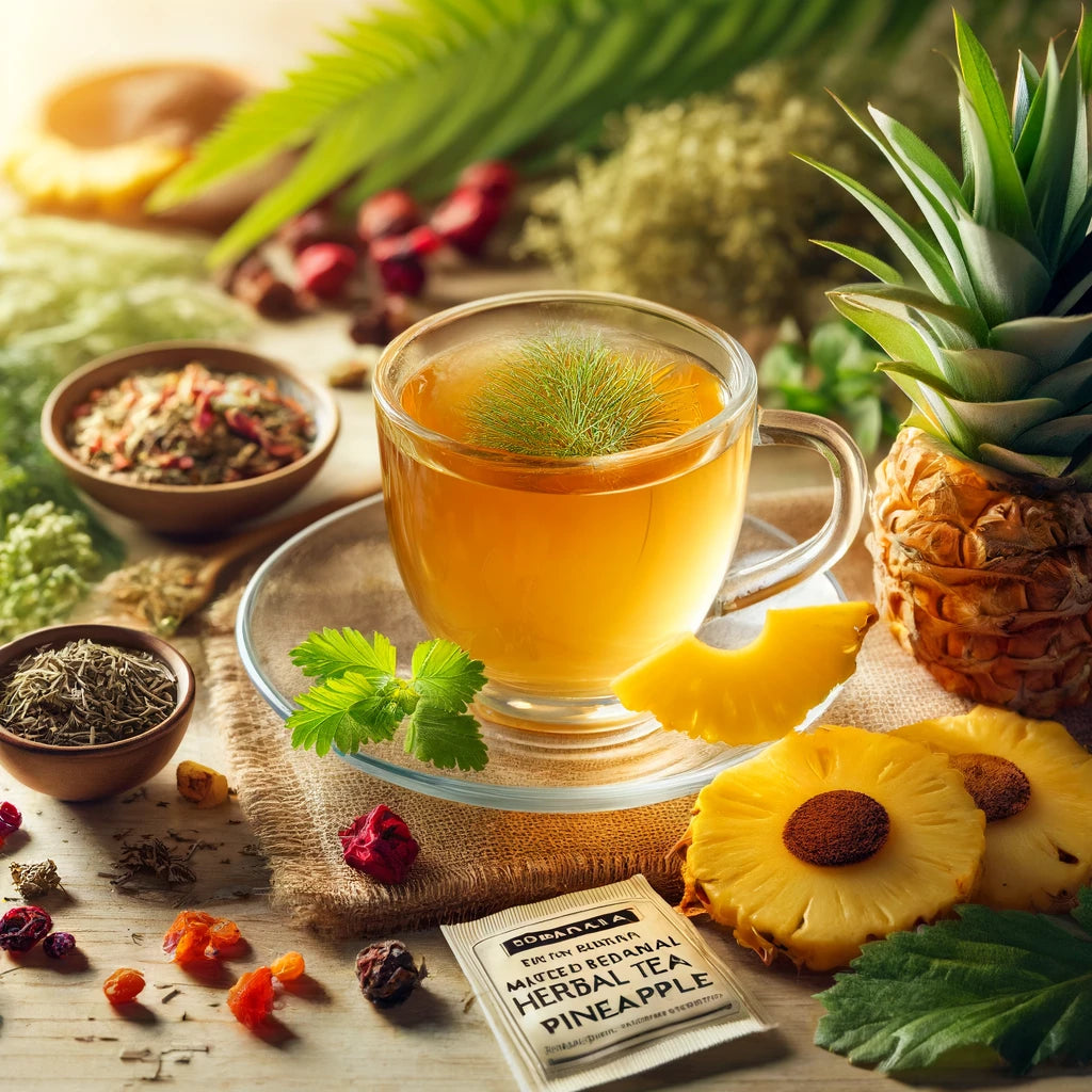Dogadan Form Mixed Herbal Tea With Pineapple (Ananasli Bitki Cayi), 20 Tea Bags