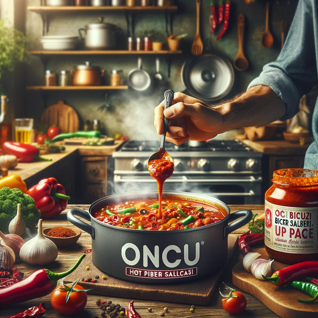 Oncu Hot Pepper Paste ( Aci Biber Salcasi ), 370g