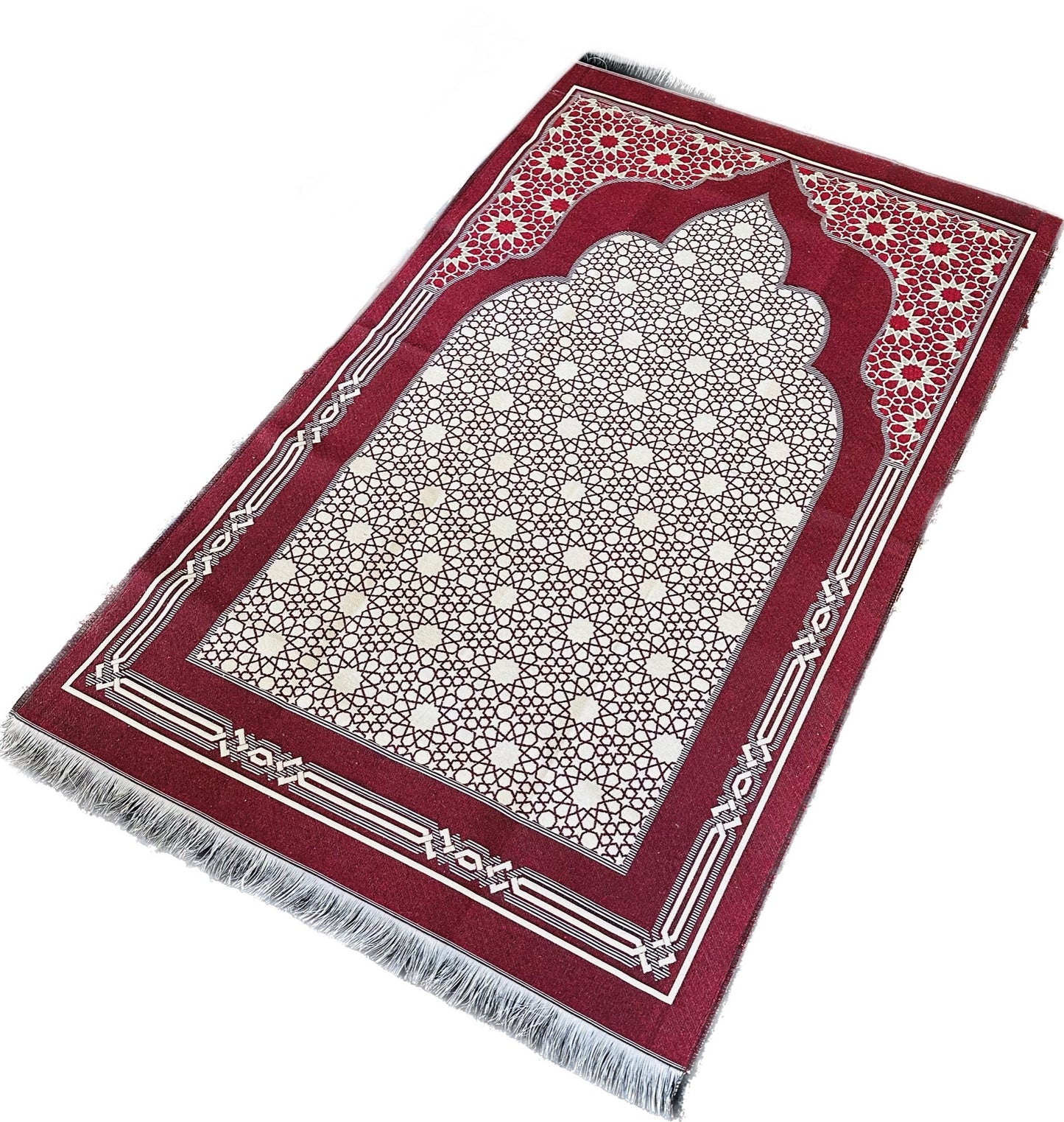 Mihrab Taffeta Portable Ottoman Prayer Mat