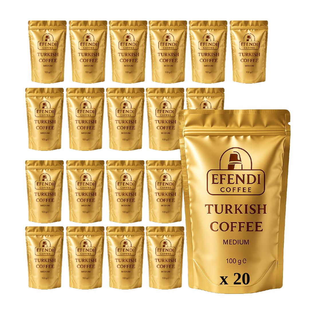 Efendi Medium Roast Original Turkish Coffee, 100g