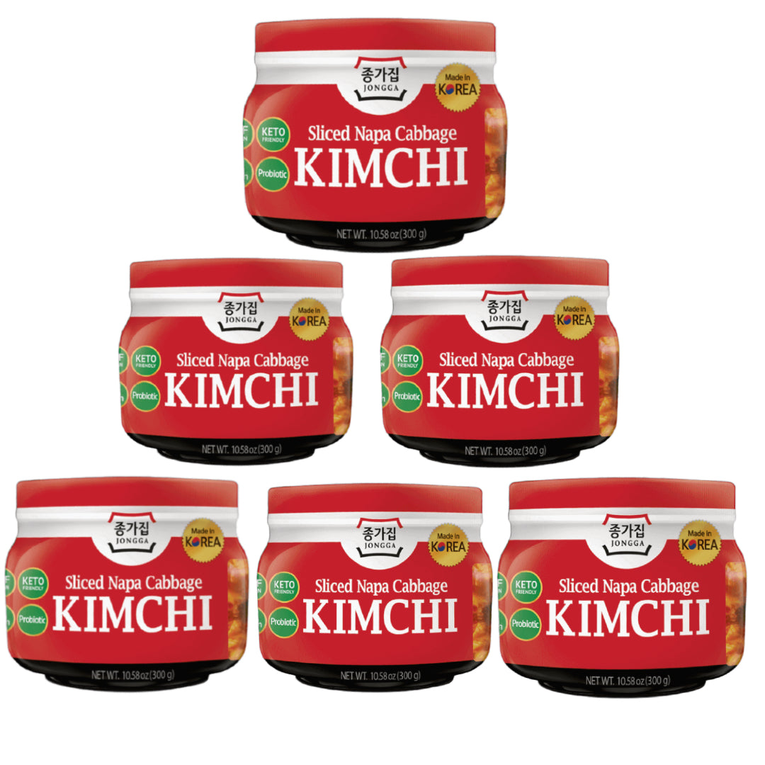 Jongga Naturally Fermented Fish Free Vegetarian Kimchi, 300g