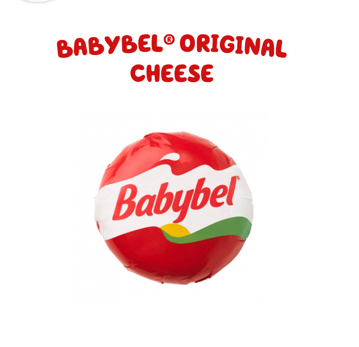Mini Babybel Original Cheese Semisoft Snacks, 20g