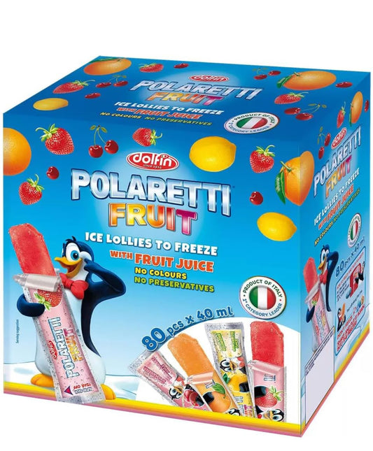 Polaretti Fruit Ice Lollies (Ready to Freeze), 80x40ml