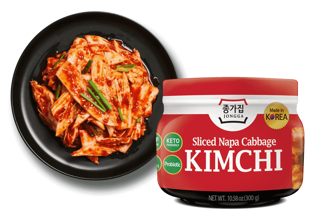 Jongga Naturally Fermented Kimchi Sliced Napa Cabbage, 1.5Kg