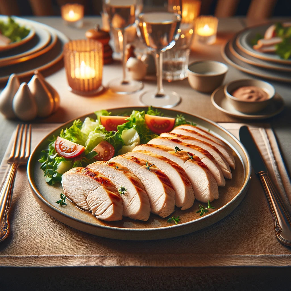 Fully Cooked Halal Roast Chicken Breast, 1.62kg