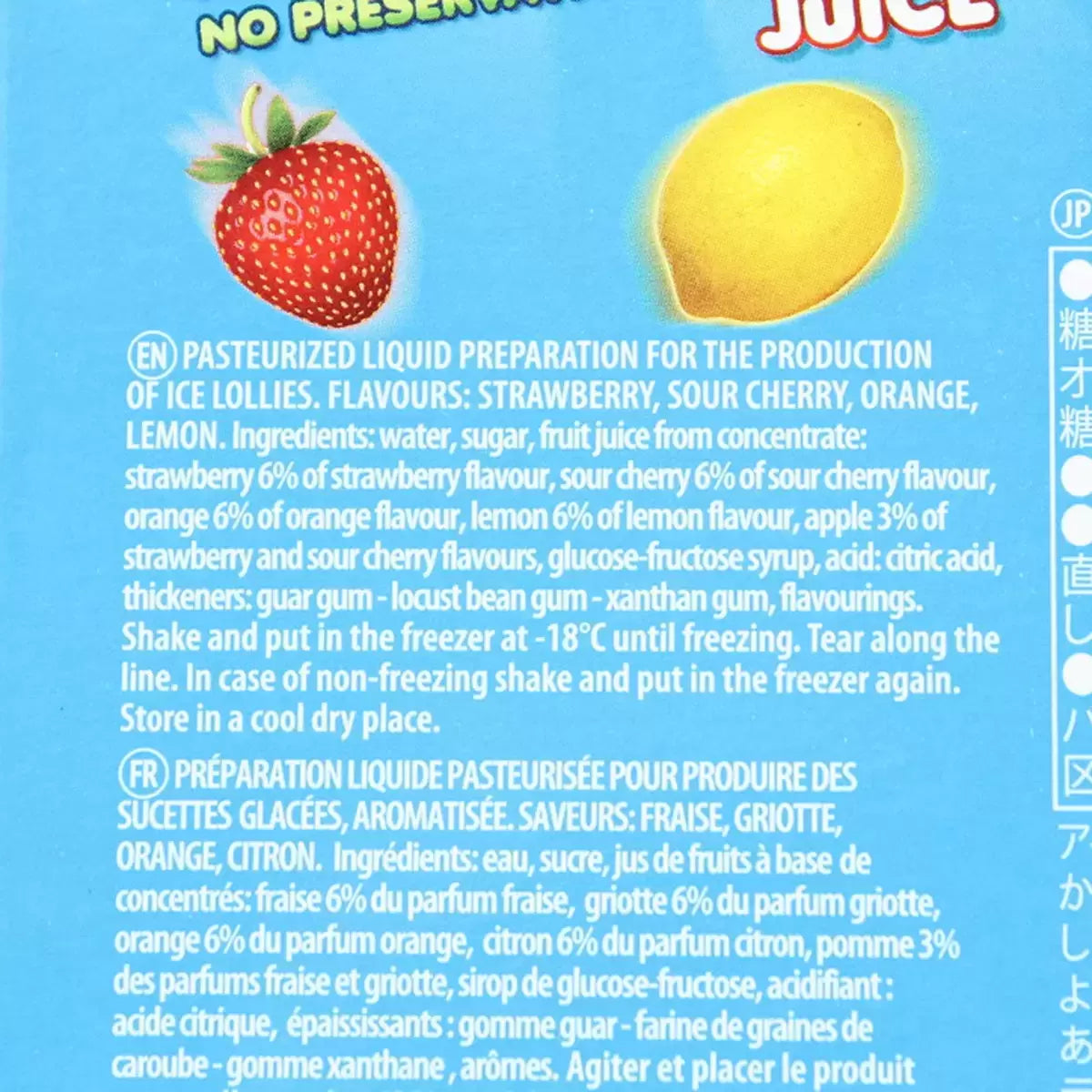 Polaretti Fruit Ice Lollies (Ready to Freeze), 80x40ml