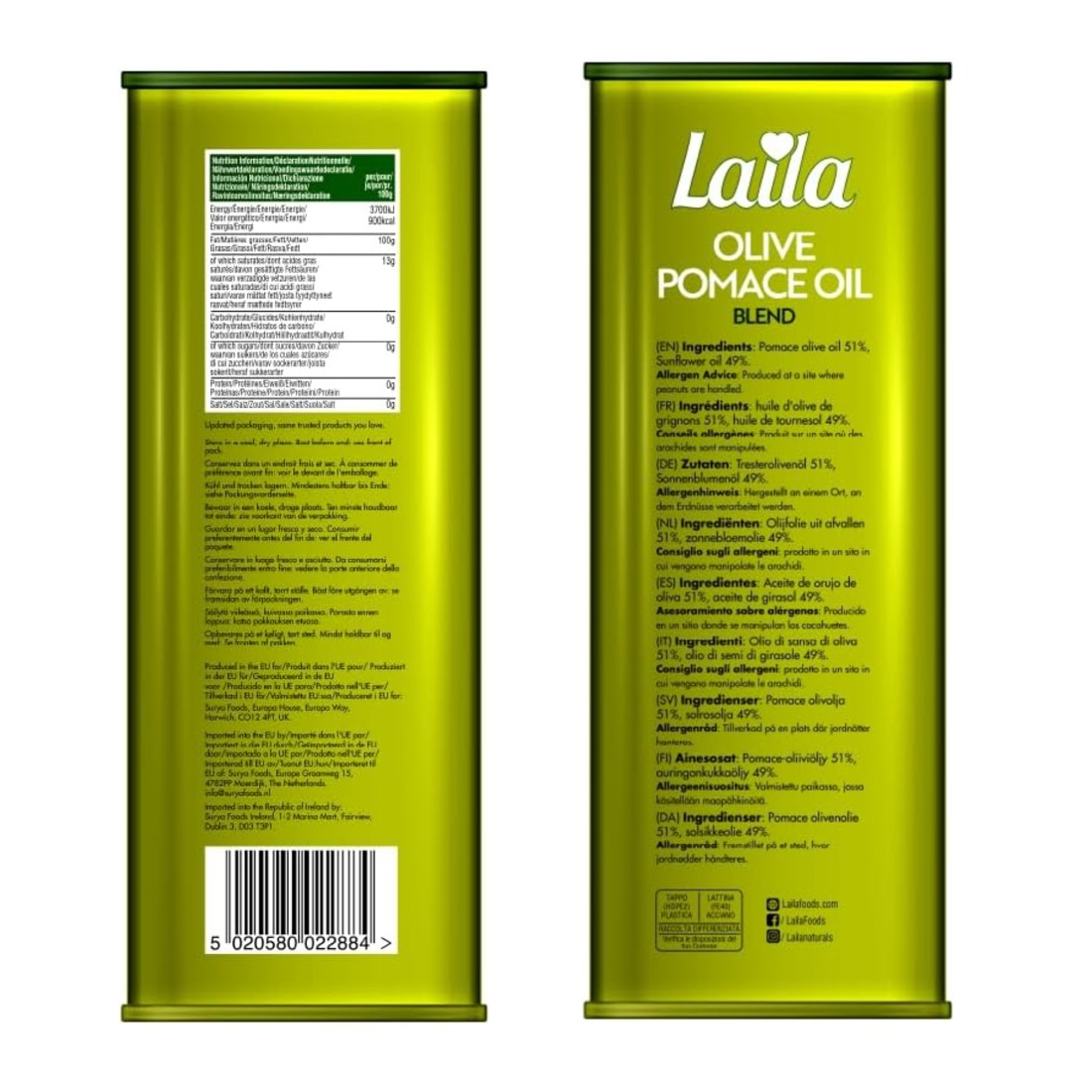 Laila Olive Pomace Oil Blend 5L