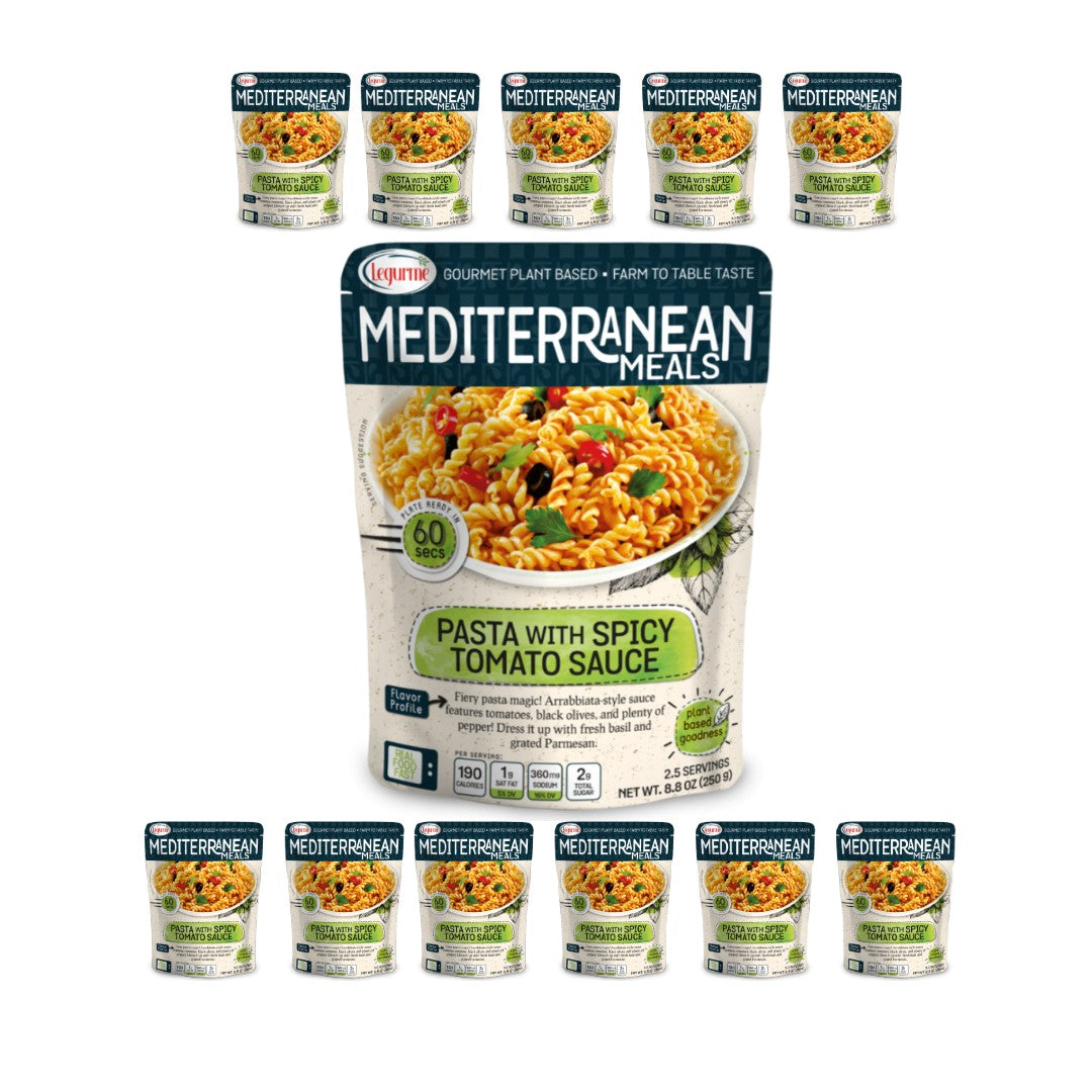 Legurme Mediterranean Pasta With Spicy Tomato Sauce 250g