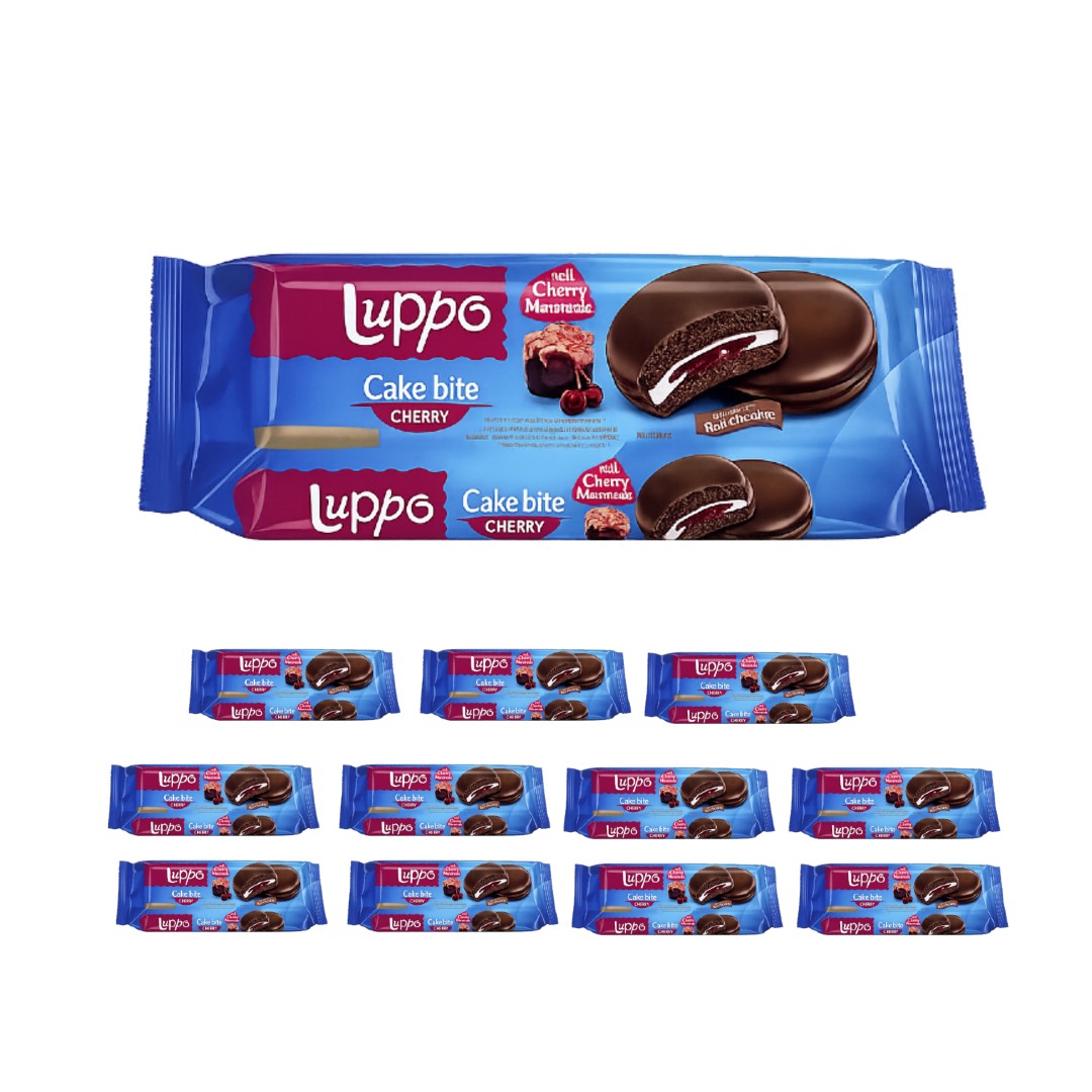 Luppo Cake Bite Cherry 182g