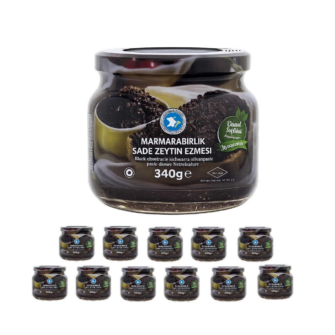 Marmarabirlik Black Olive Paste Plain (Jar) 340g