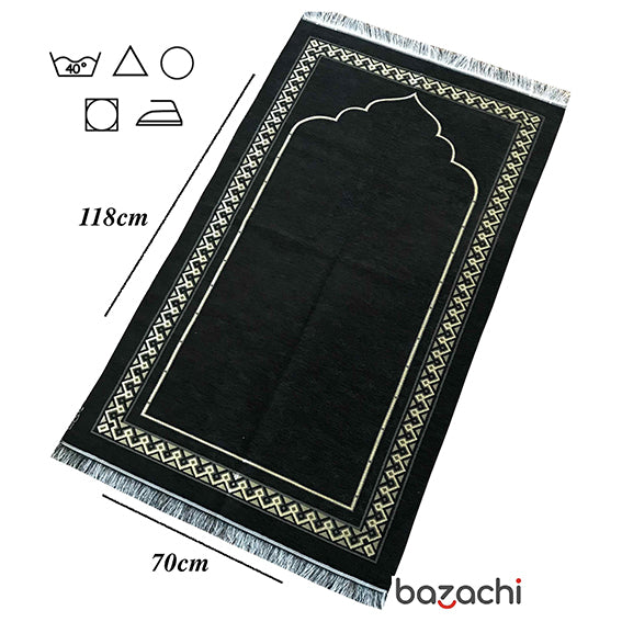 Mihrab Taffeta Portable Ottoman Prayer Rug
