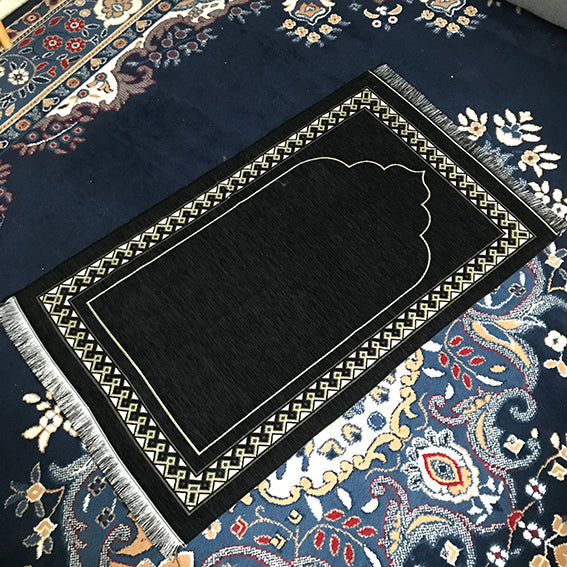 Mihrab Taffeta Portable Ottoman Prayer Rug
