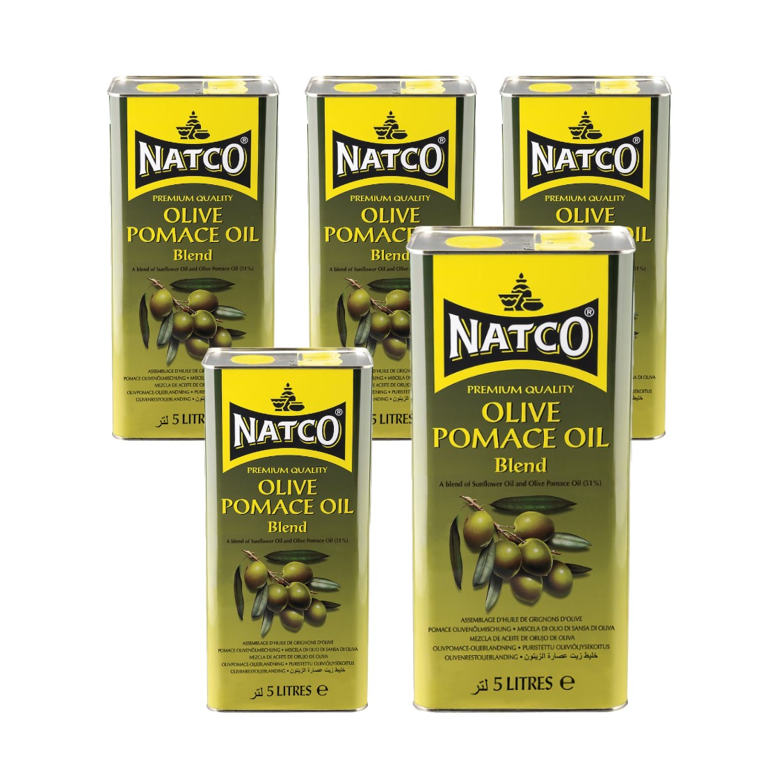 Natco Olive Pomace Oil Blend 5L
